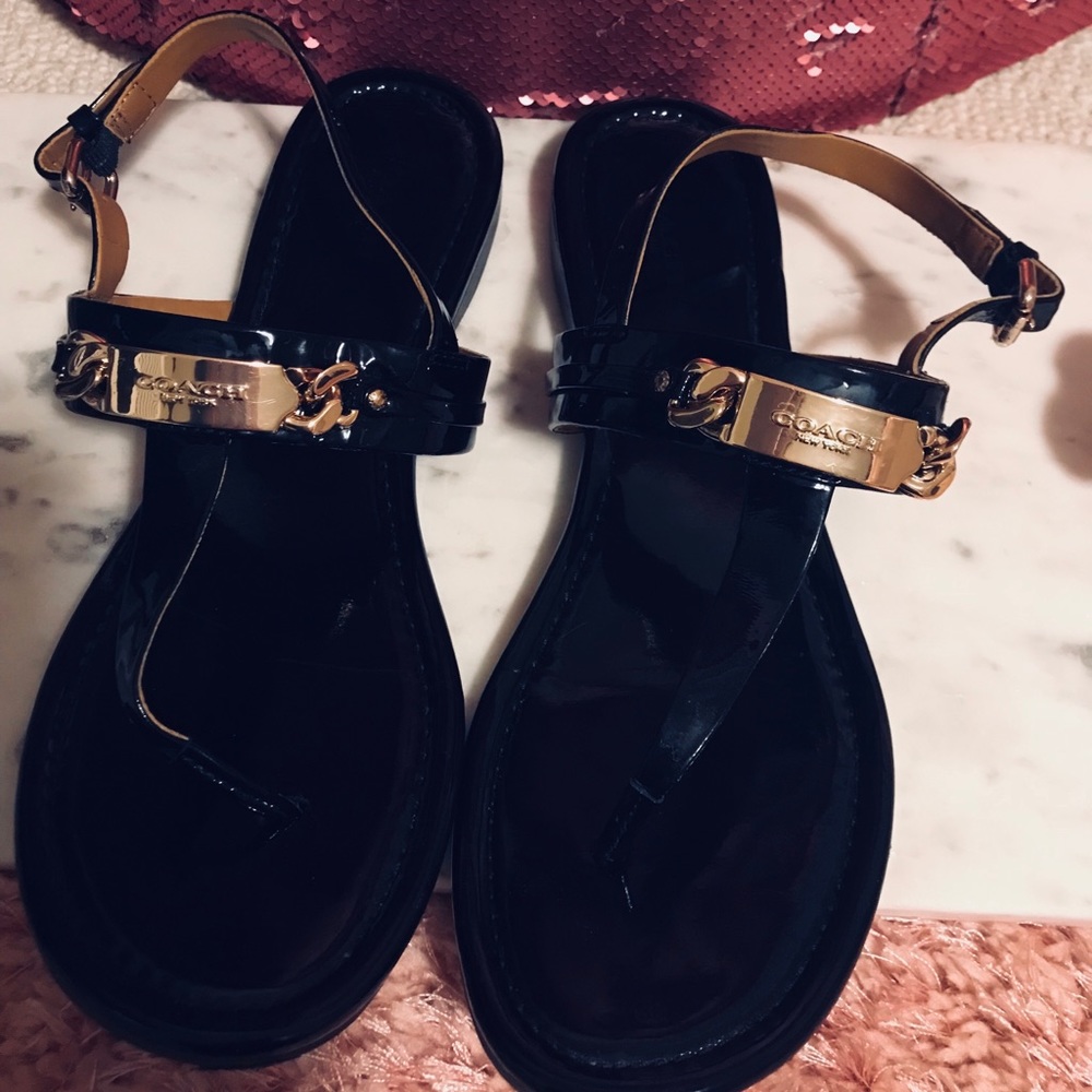 🌸OFFERS?🌸 Coach Sandals